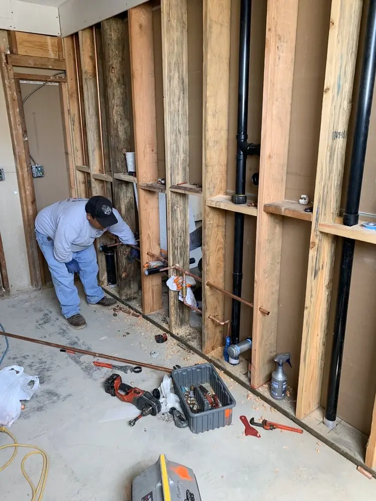 Commercial rough-in plumbing for Trenchless Sewer Repair in Glenview